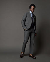 Kincaid No 3 Suit In Mid Grey High Twist