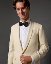 French Cuff Pleated Bib Front Tuxedo Shirt In Poplin