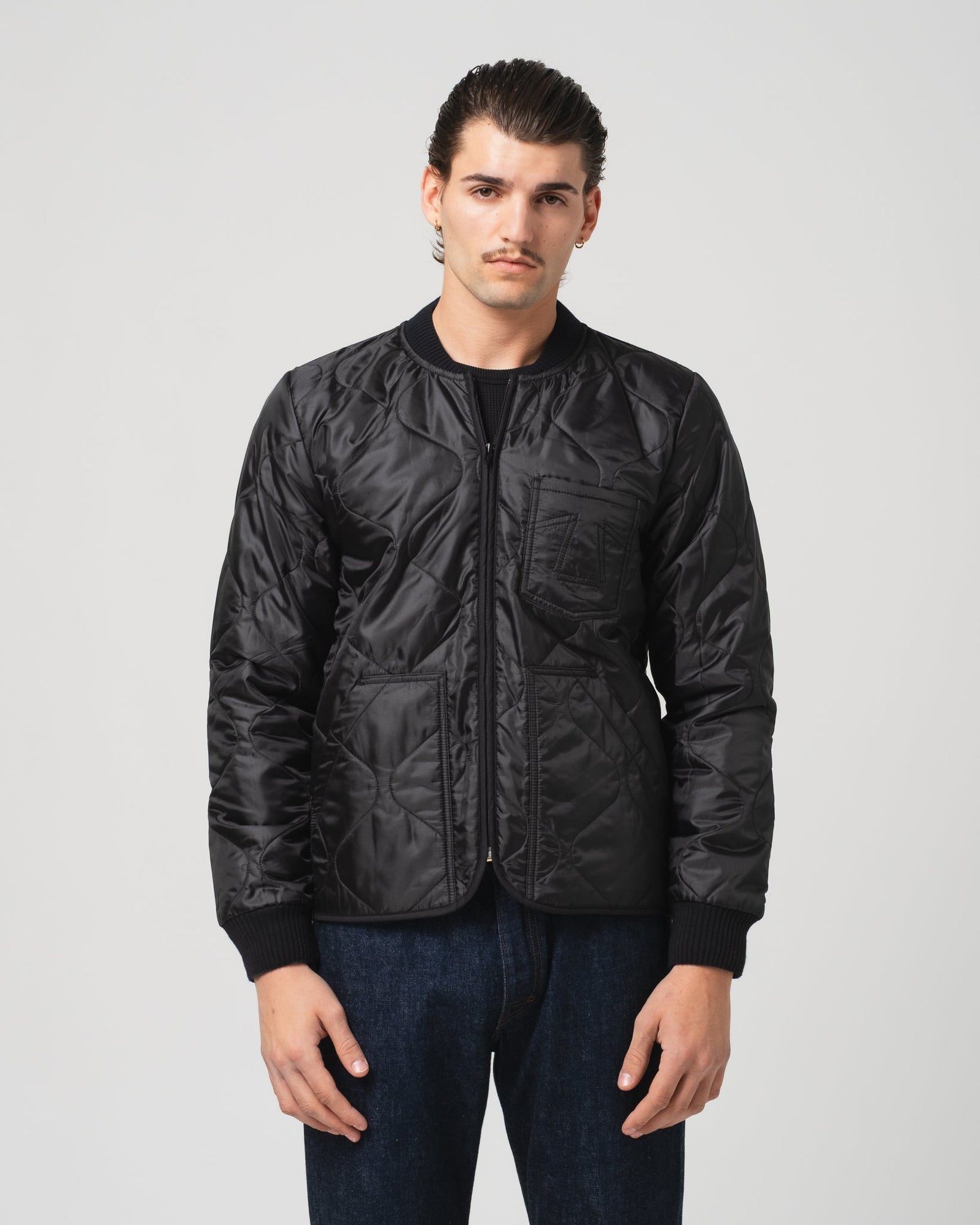 QN Type 2 Frostbite Quilted Nylon Black