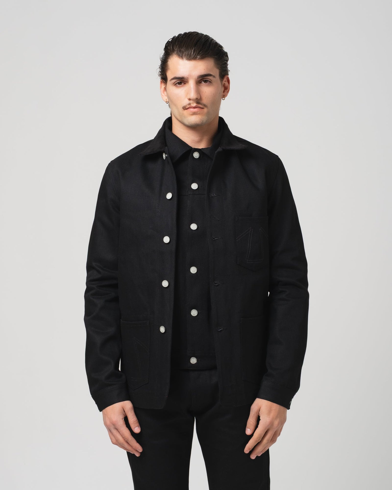 Chore Jacket 673 Black Denim