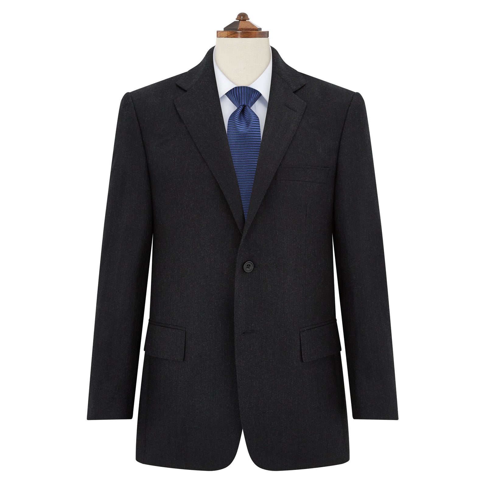 Richmond Charcoal Wide Herringbone Suit
