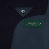 Richmond Navy Herringbone Suit
