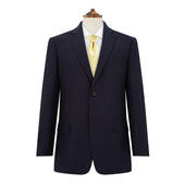 Richmond Navy Herringbone Suit