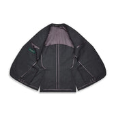 Knighton Semi Lined Charcoal Tropical Worsted Wool Suit