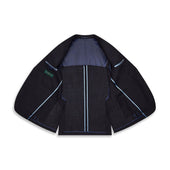 Knighton Semi Lined Navy Tropical Worsted Wool Suit