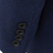 Kensington Reverse Pleat Navy Flannel Suit