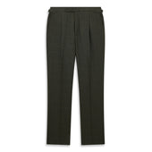 Barnes Green Prince Of Wales Check Flannel Suit