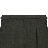 Barnes Green Prince Of Wales Check Flannel Suit