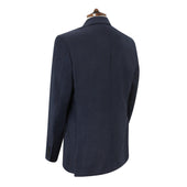 Barnes Light Navy Check Flannel Suit