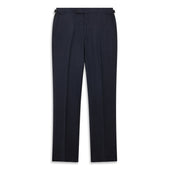 Barnes Light Navy Check Flannel Suit