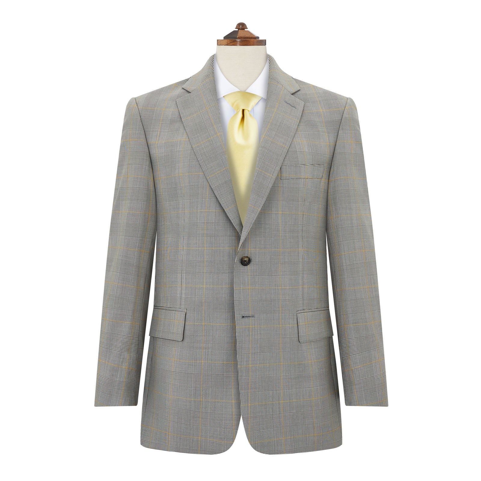 Barnes Black White Prince Of Wales Suit