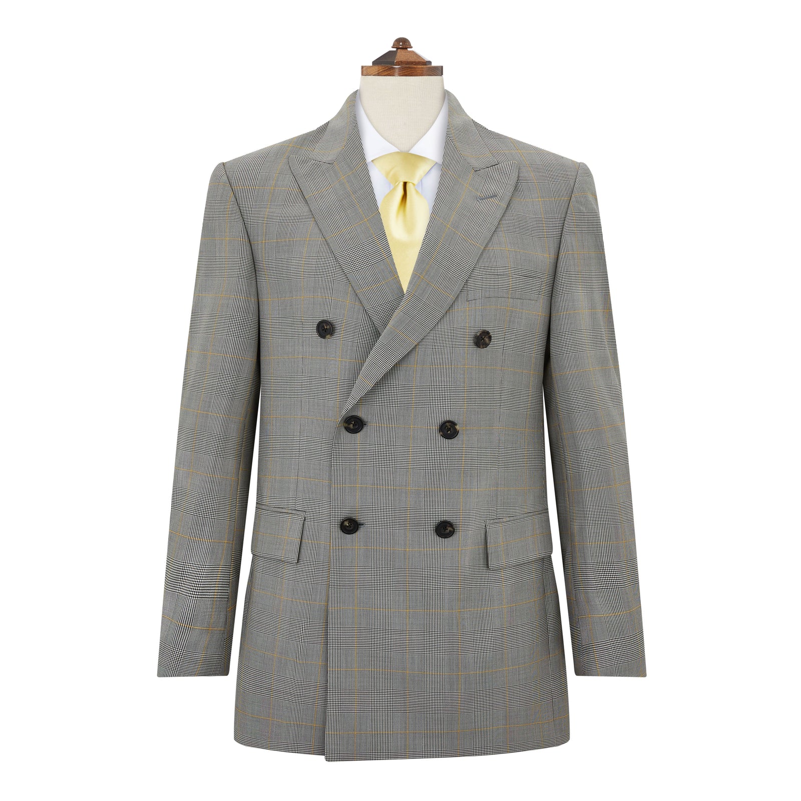 Farringdon Black White Prince Of Wales Suit