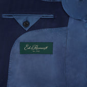 Barnes Navy Herringbone Suit