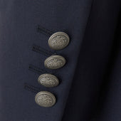 Bentley Navy Single Breasted Wool Blazer