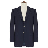 Bentley Navy Single Breasted Wool Blazer