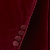 Balinteer Berry Velvet Jacket