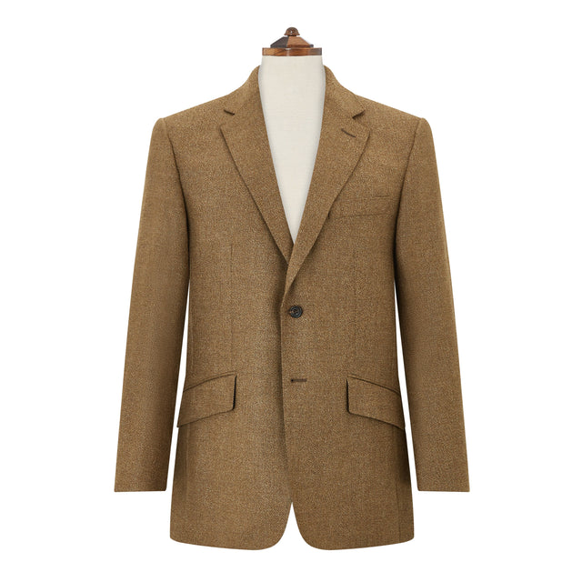 William Biscuit Tweed Wool and Silk Jacket