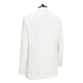 Gregory Chalk White Twill Linen Jacket