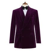 Davenant Purple Velvet Jacket