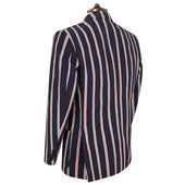 Edgar Navy and Pink Stripe Jacket
