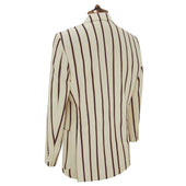 Edgar Cream and Navy Stripe Jacket