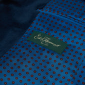 Darley French Navy Nehru Velvet Jacket