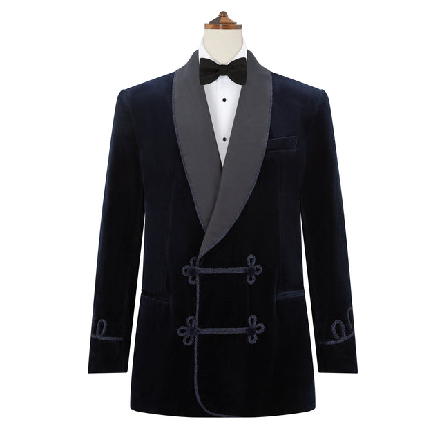 Bloomsbury Navy Velvet Jacket