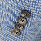 William Blue White Prince Of Wales Check Jacket