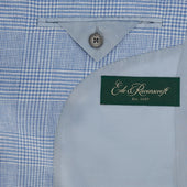 William Blue White Prince Of Wales Check Jacket