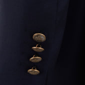 Baylen Navy Double Breasted Wool Blazer