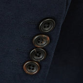 William Navy Moleskin Jacket