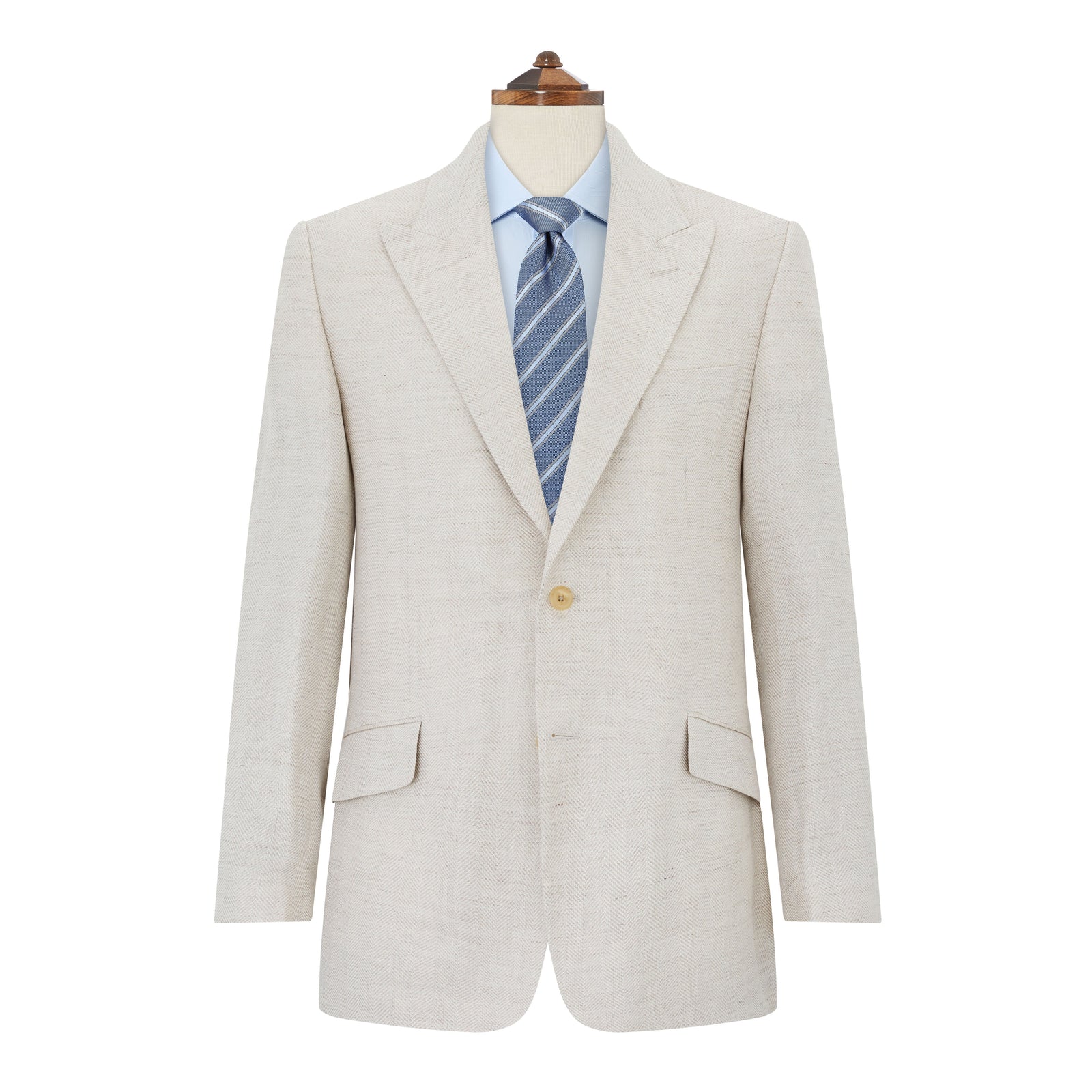 Faulkner Cream Herringbone Jacket