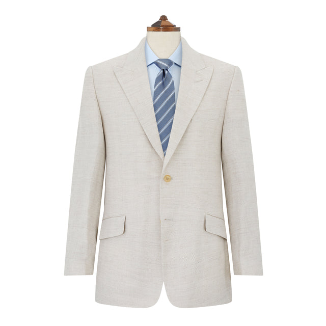 Faulkner Cream Herringbone Jacket