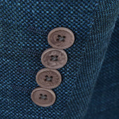 William Teal Micro Basketweave Jacket