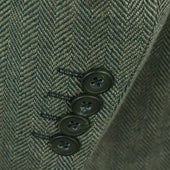 William Green Herringbone Linen Jacket