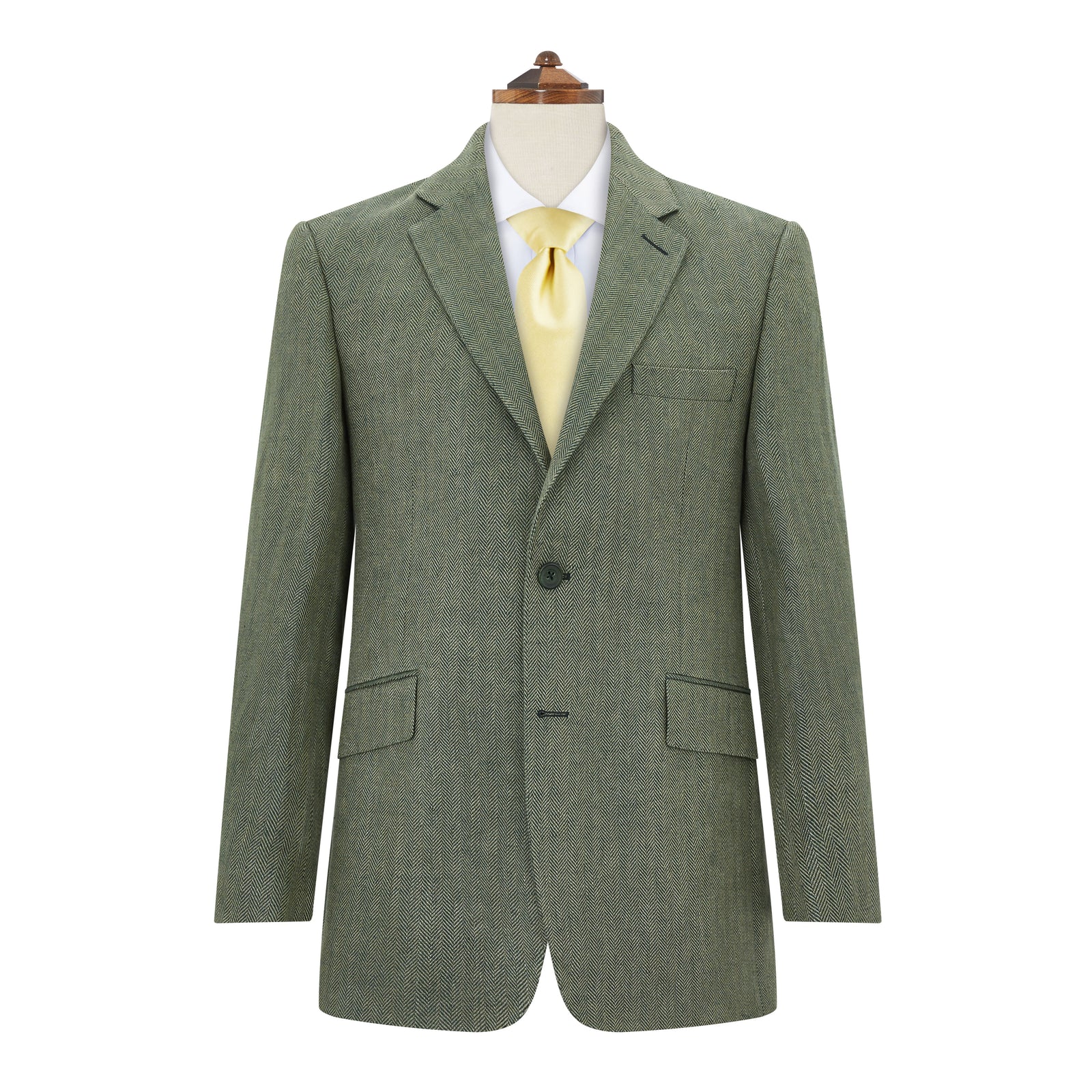 William Green Herringbone Linen Jacket