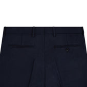 Barney Navy Flannel Trousers