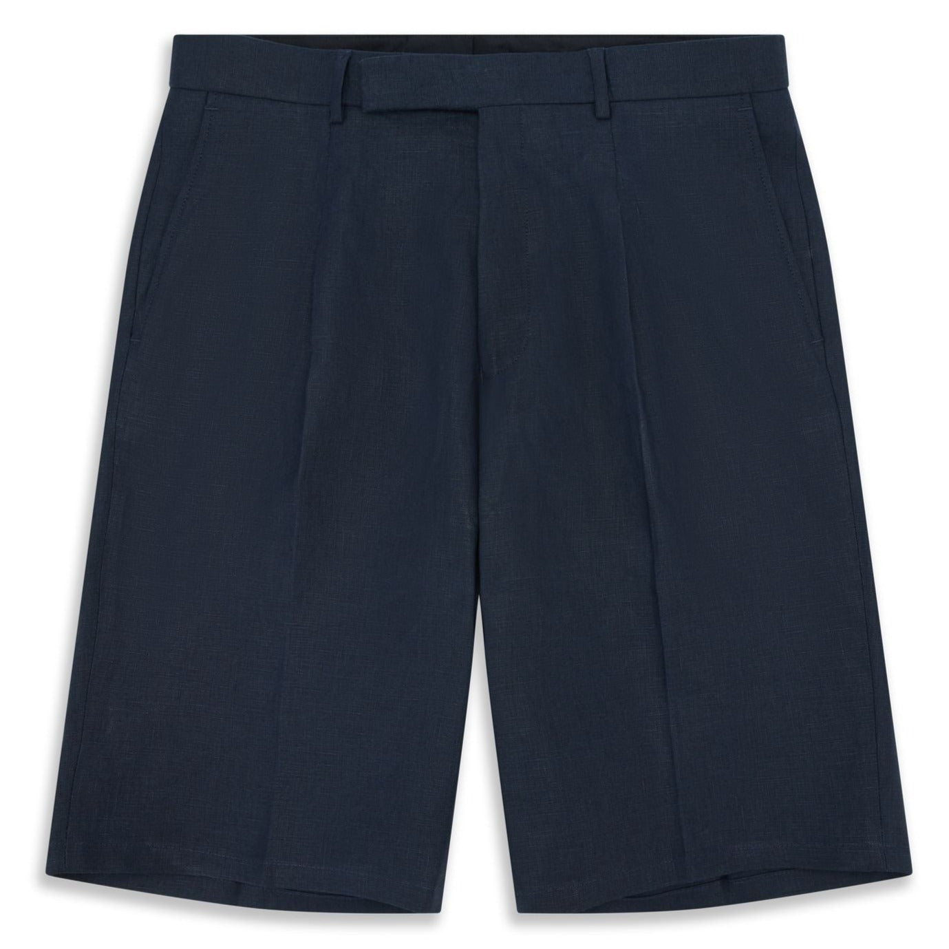 Tully Navy Linen Shorts