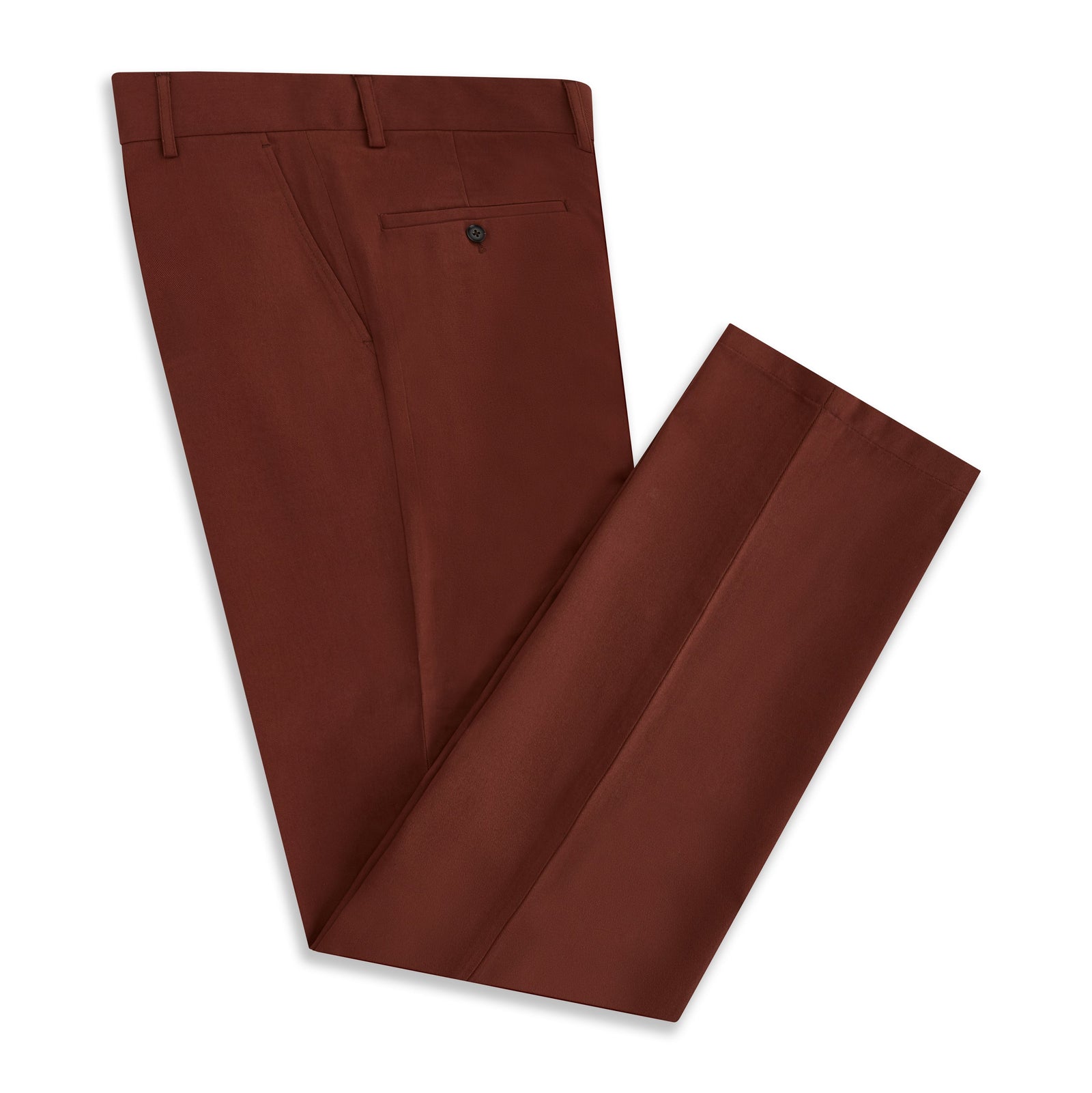 Thomas Brick Cotton Twill Trouser