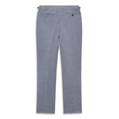 Barney Navy White Houndstooth Trouser