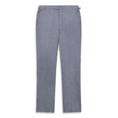 Barney Navy White Houndstooth Trouser