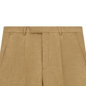 Barney Tobacco Linen Trouser