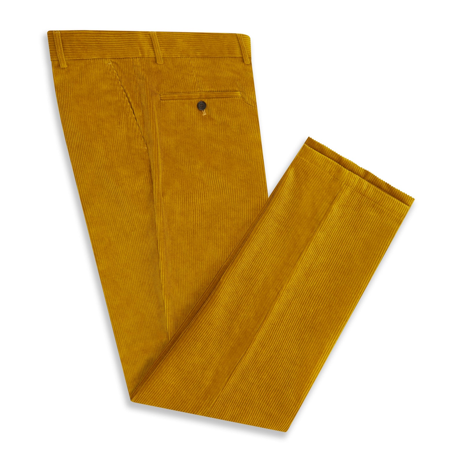 Thomas Ochre Corduroy Trouser