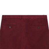 Thomas Burgundy Moleskin Trouser