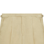 Tyler Beige Linen Trouser