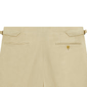 Tyler Beige Linen Trouser
