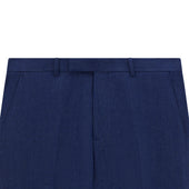 Barney Cobalt Blue Linen Trouser