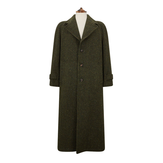 Harrogate Green Herringbone Coat