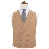 Hayward Tan Wool Waistcoat
