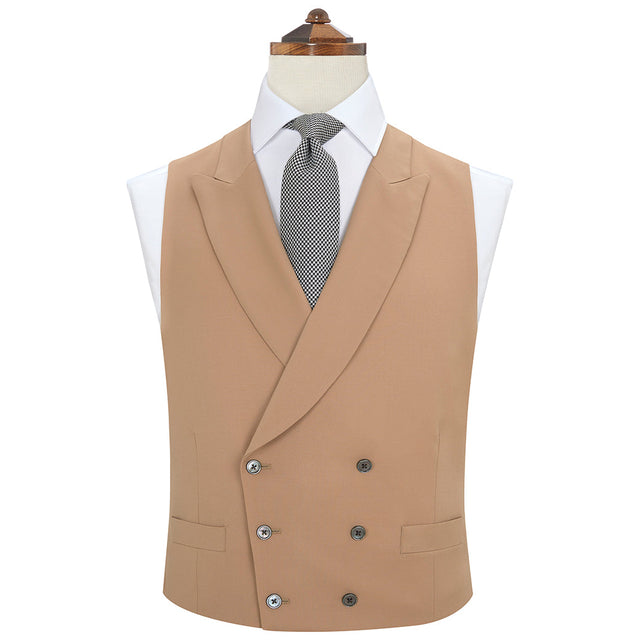 Hayward Tan Wool Waistcoat